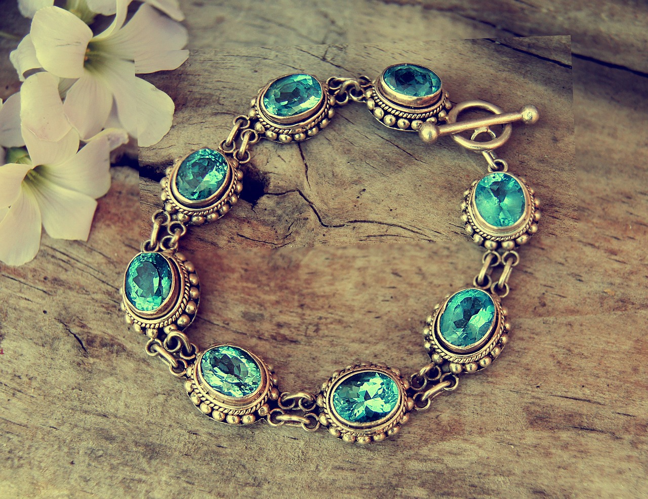 bracelet, silver, gemstones-1198740.jpg